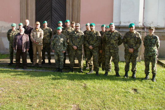 Příslušníci 72.mpr. ve Staré Vodě