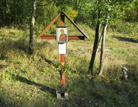 Kleinův kříž s novou stříškou