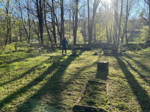 Keprtovice - úprava hřbitova